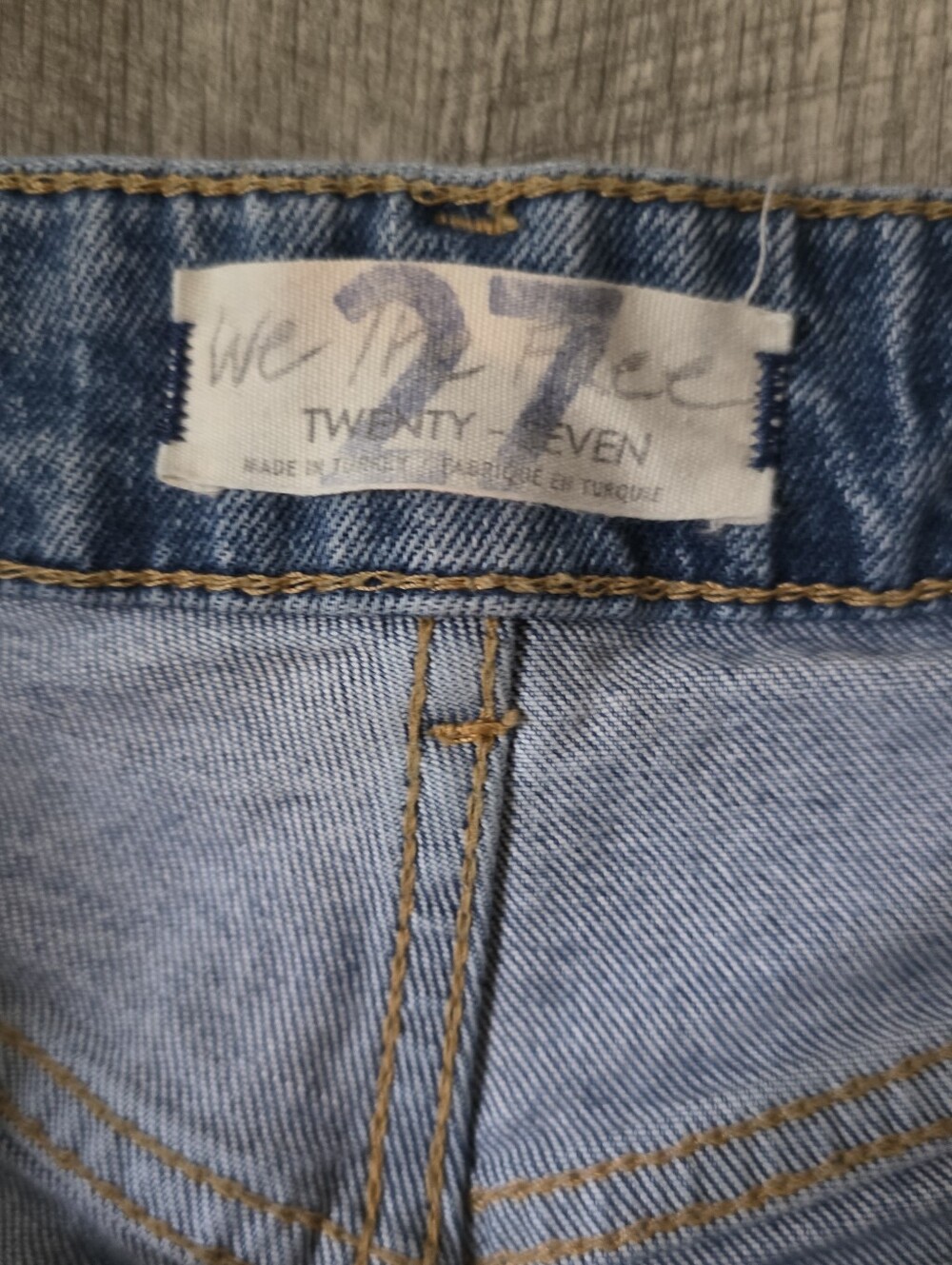 We The Free Light Blue Wide Leg Jeans - Picture 6 of 7
